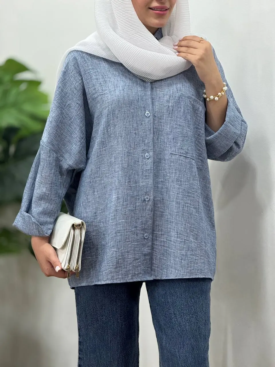 تونیک لینن زارا ایتالیایی شاینا